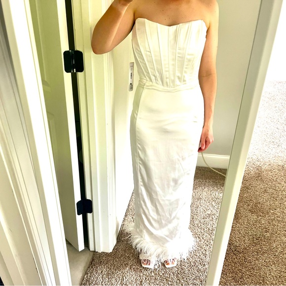 Aqua Dresses & Skirts - AQUA white dress